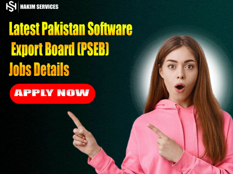 Latest Pakistan Software Export Board (PSEB) Jobs Details