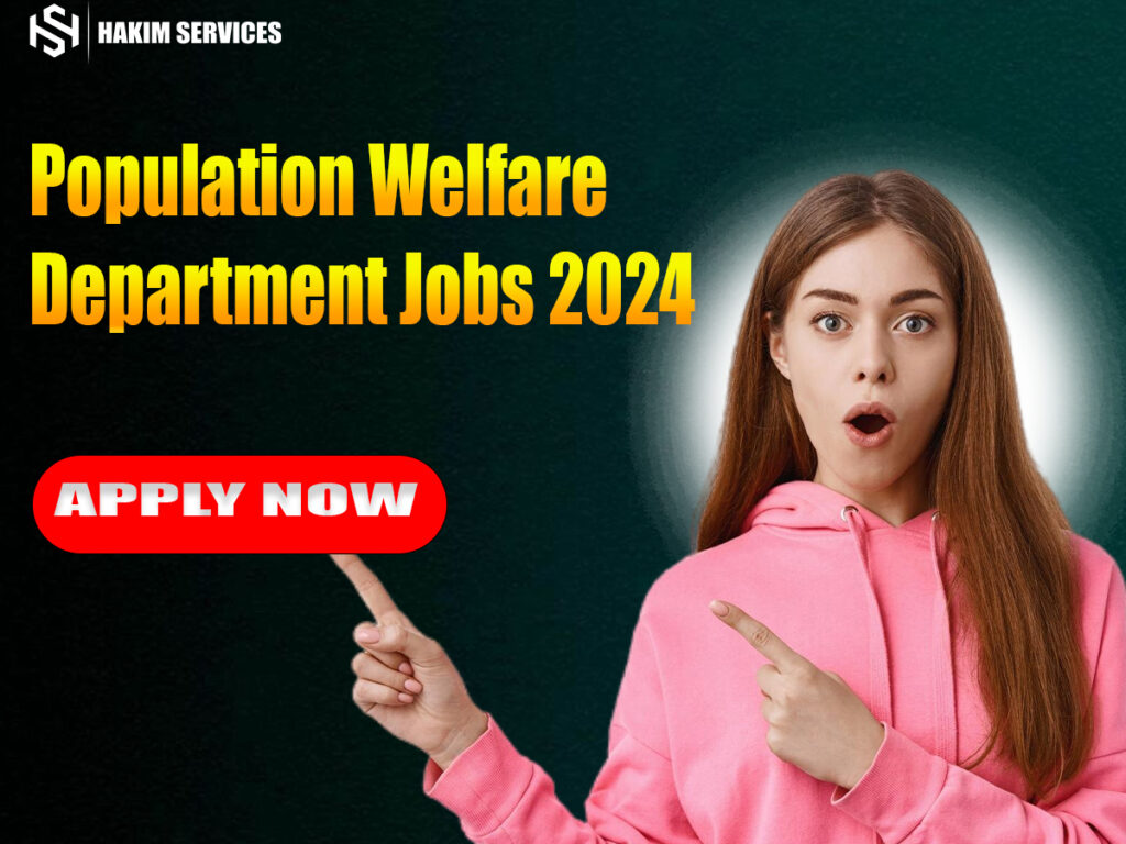 Population Welfare Department Jobs 2024