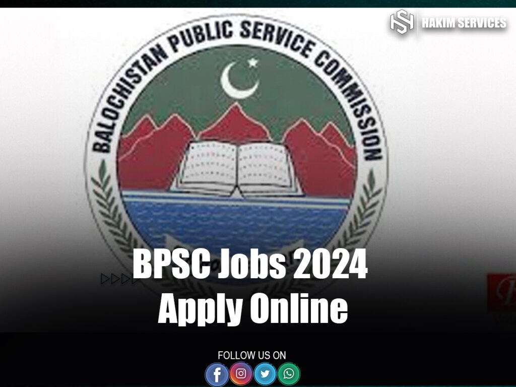 BPSC Jobs 2024 Apply Online