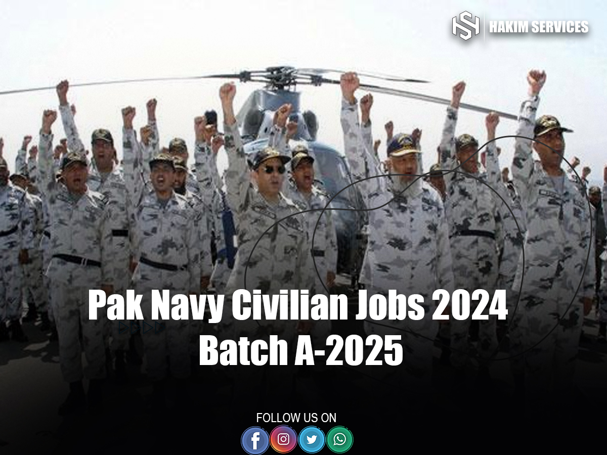 Pak Navy Civilian Jobs 2024 Batch A-2025