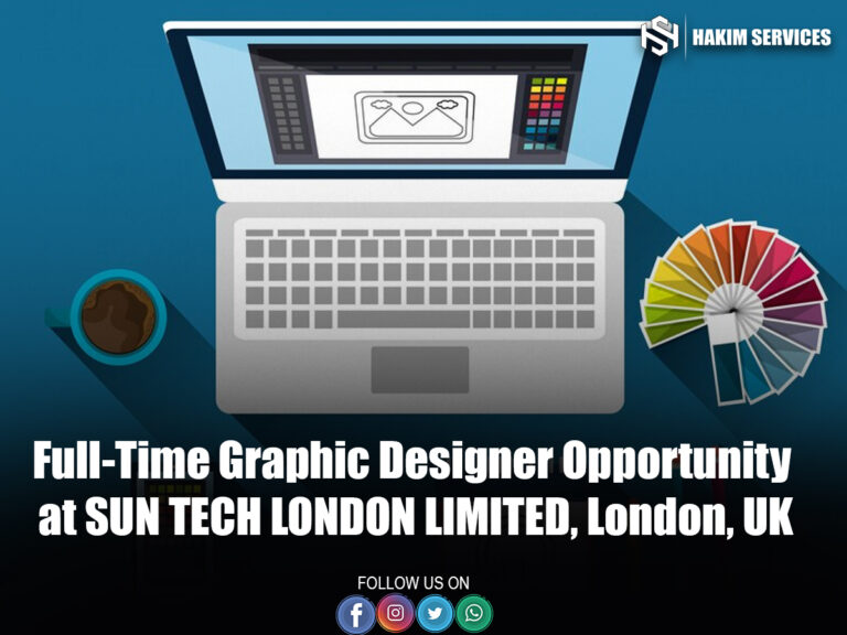 Full-Time Graphic Designer Opportunity at SUN TECH LONDON LIMITED, London, UK