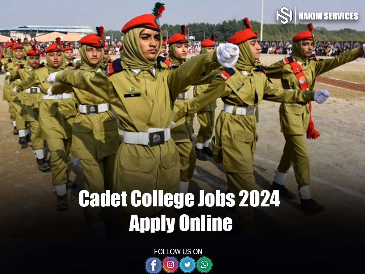 Cadet College Jobs 2024 Apply Online