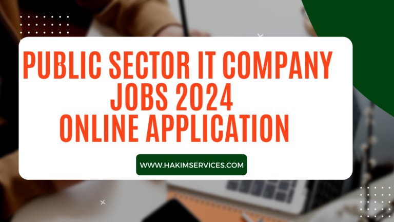 Public Sector IT Company Jobs 2024 – Online Application