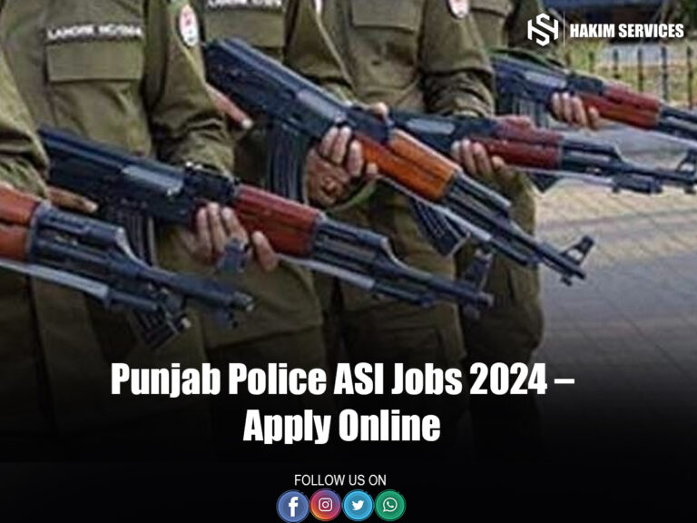 Punjab Police ASI Jobs 2024 – Apply Online